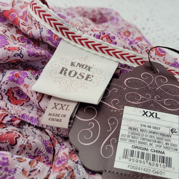 Knox Rose Blouse Airy XXL (1x) NWT - Picture 7 of 9